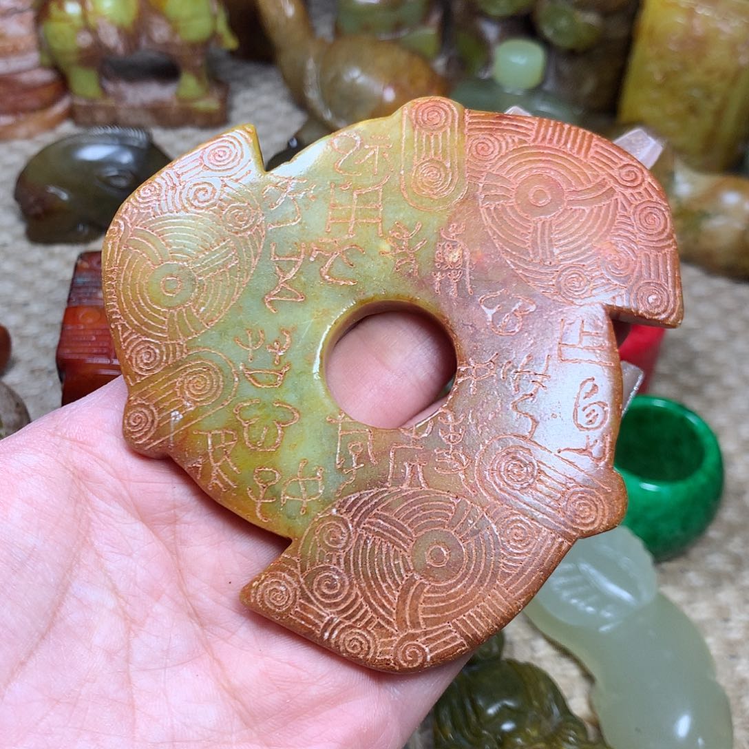 白玉菩提吊坠挂件