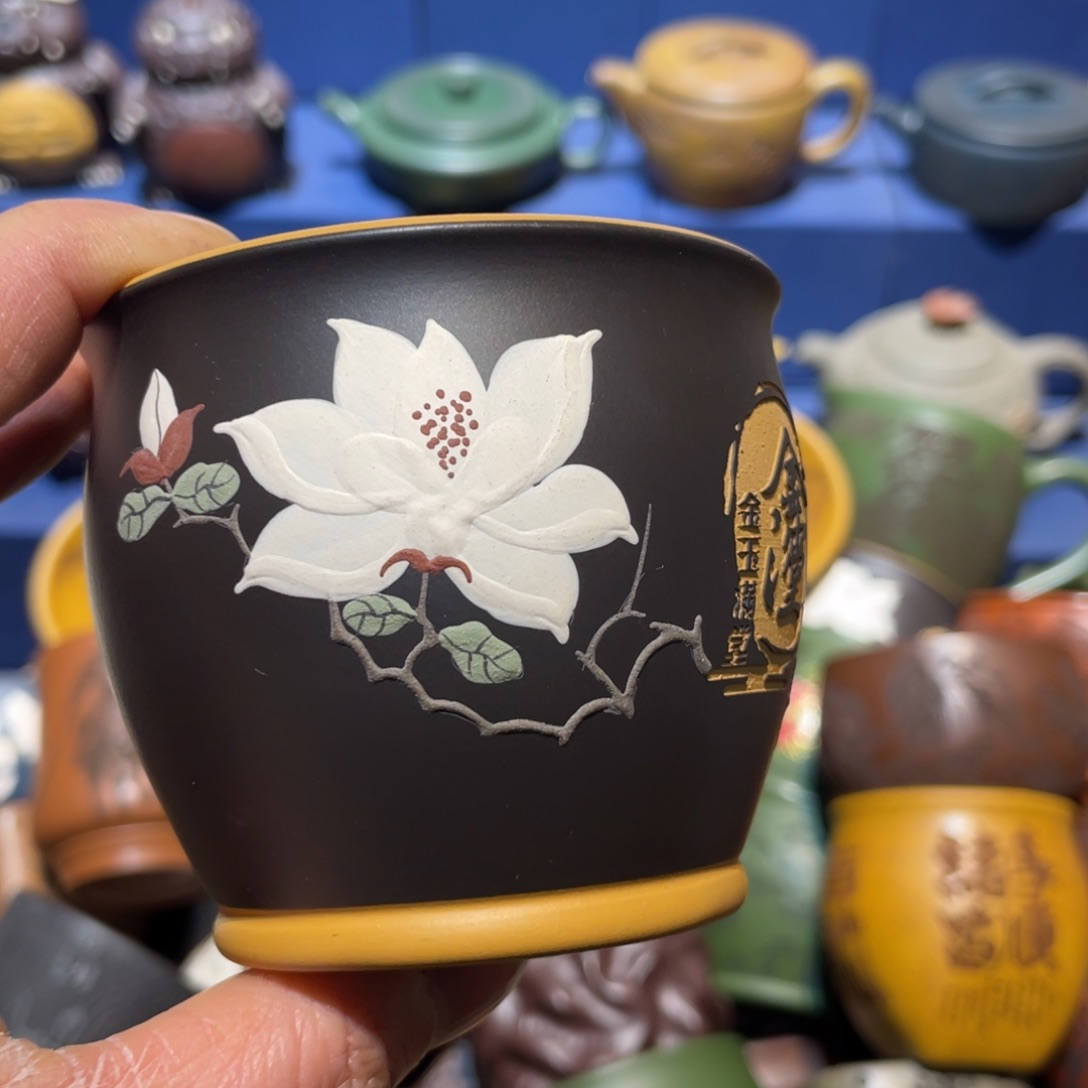 原矿紫砂手工主人杯