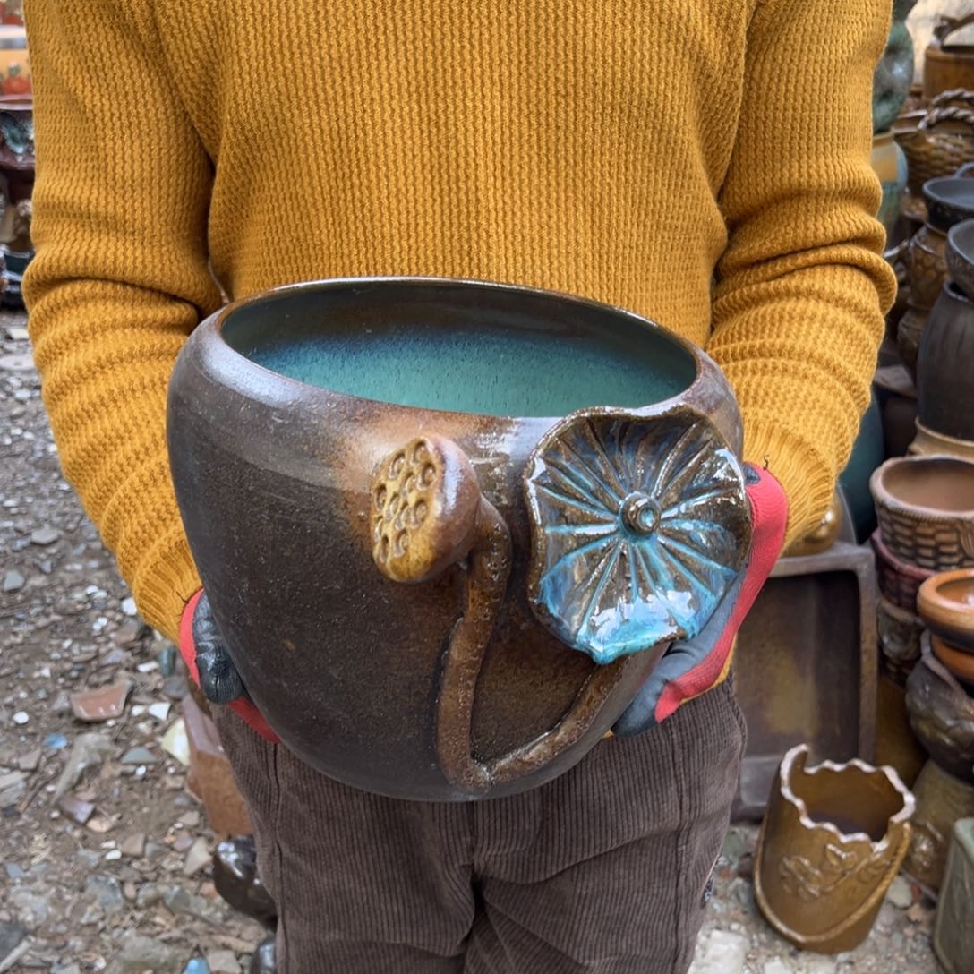 红陶高20口20无孔