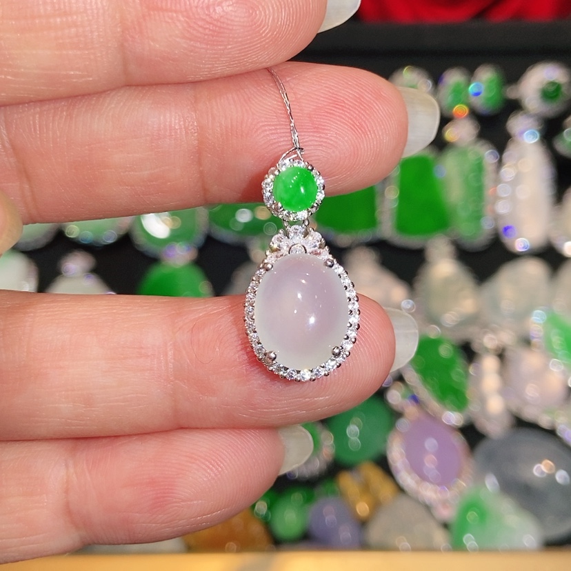 【闪购商品】颈饰未镶嵌翡翠天然翡翠