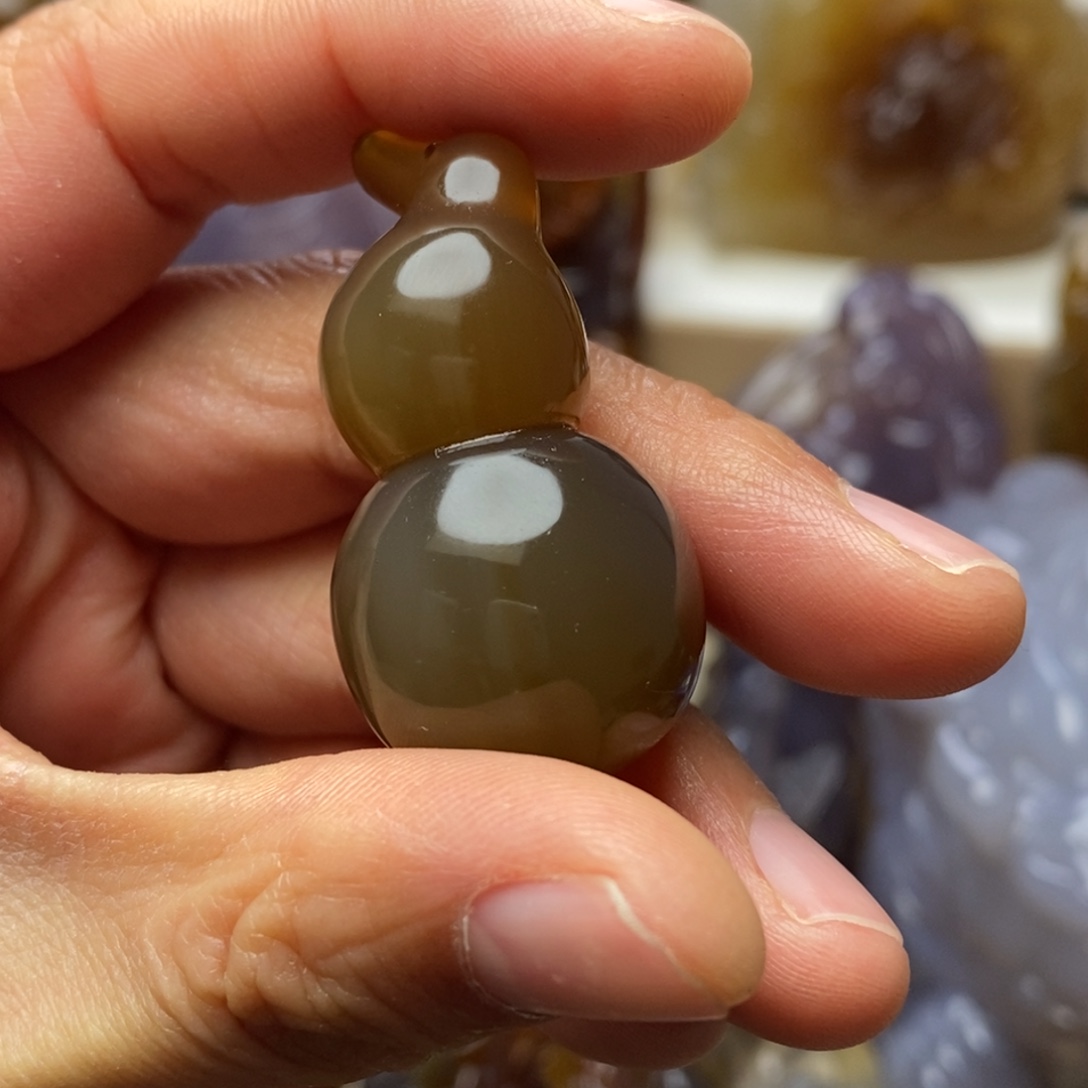 玛瑙/玉髓未镶嵌挂件