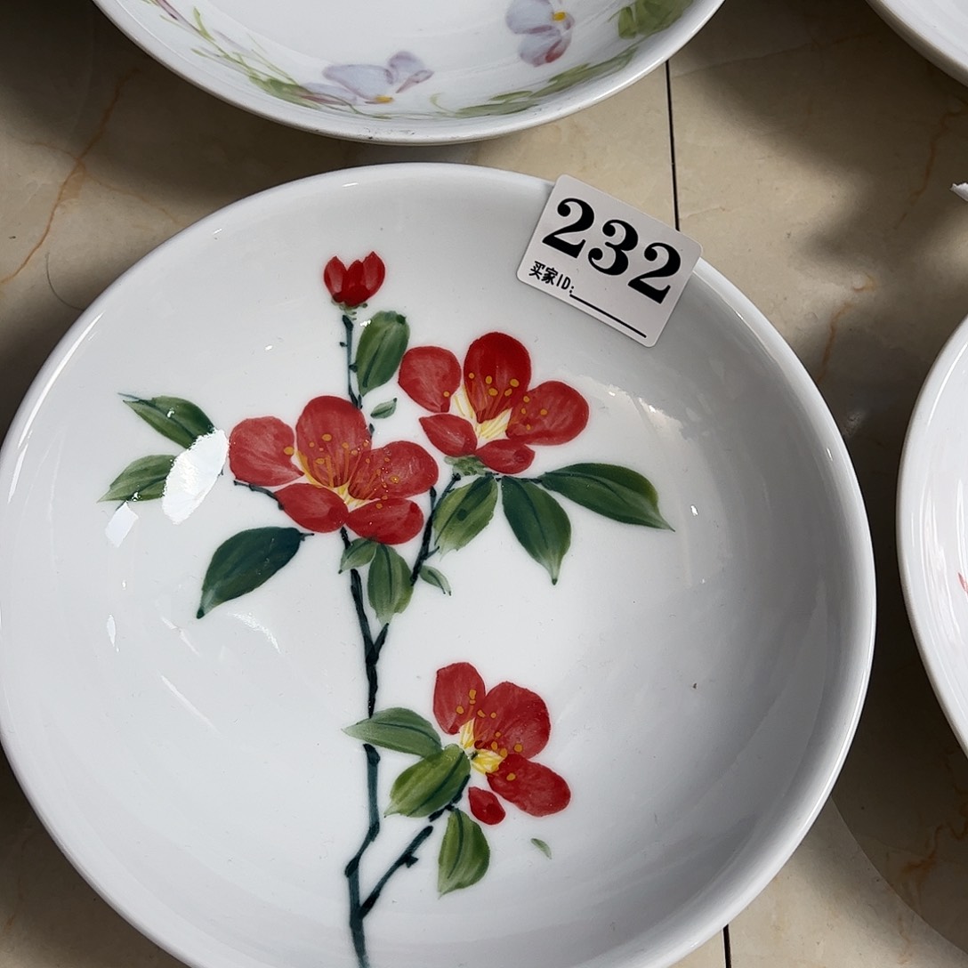 瓷片景德镇陶瓷手工手绘制作