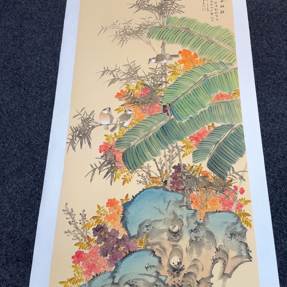 国画国画作品山水花鸟纯手绘