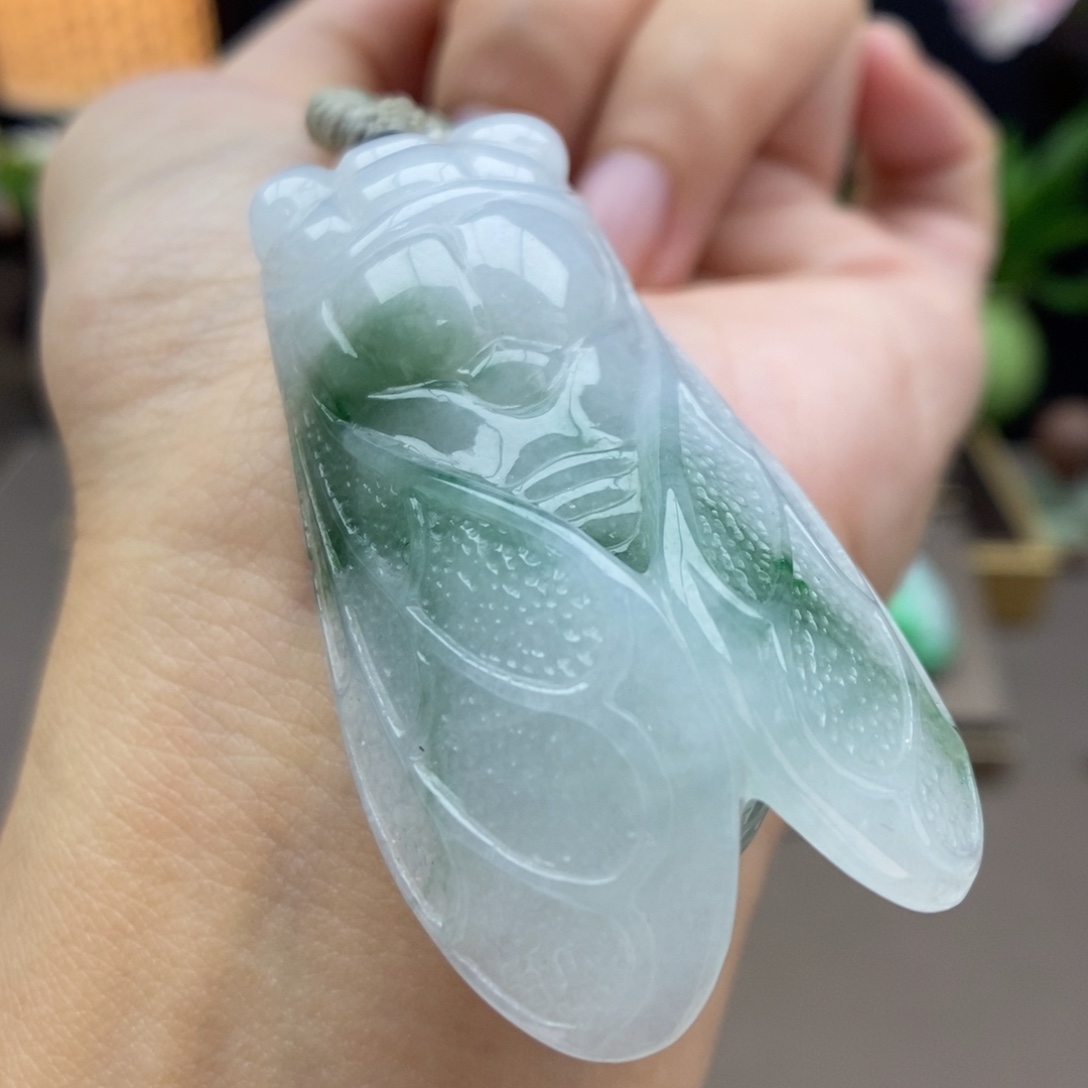 翡翠未镶嵌颈饰吊坠29