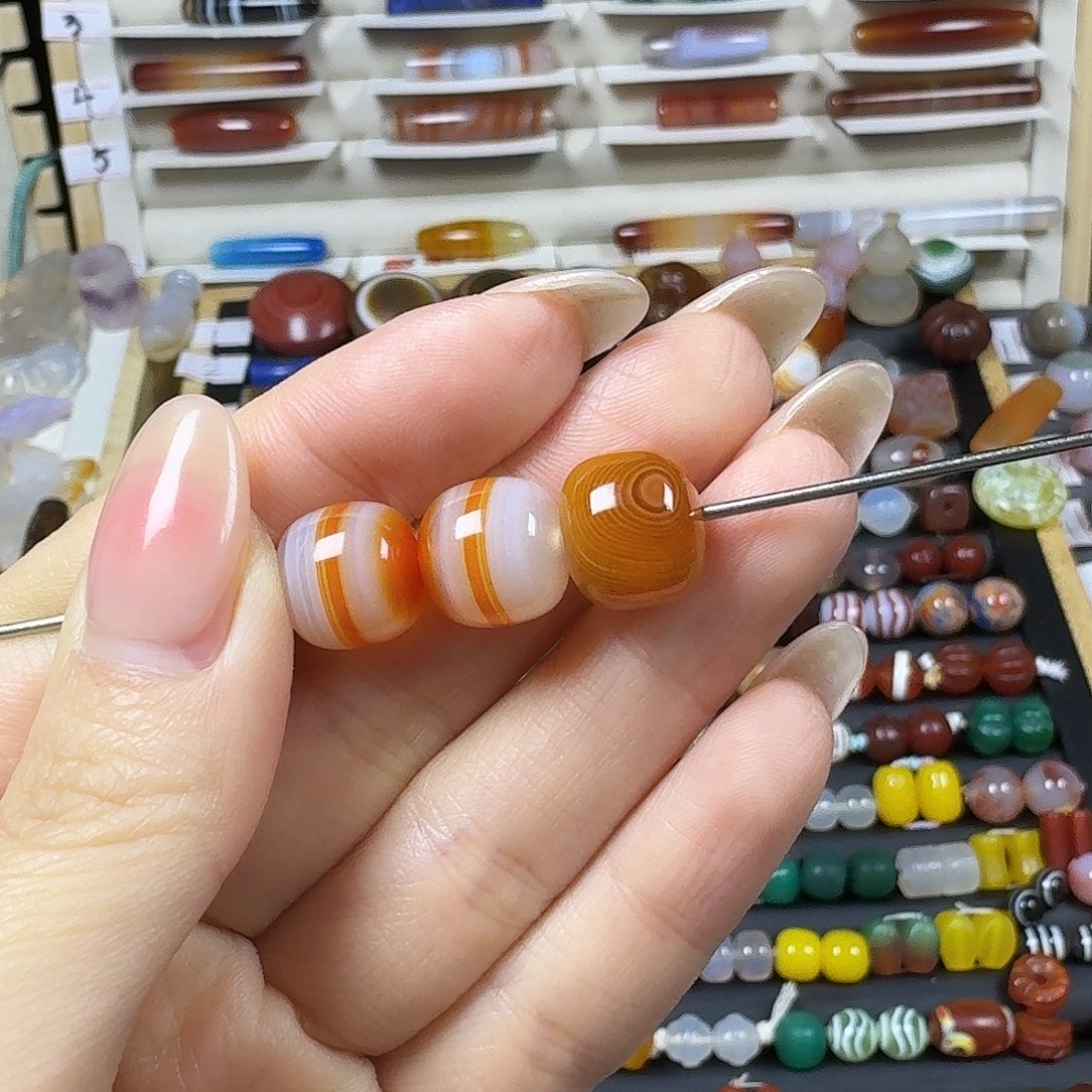 宝***桃玛瑙/玉髓未镶嵌天然玛瑙