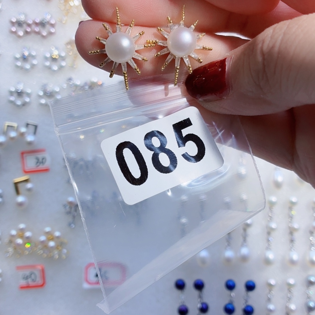 耳饰淡水珍珠合金