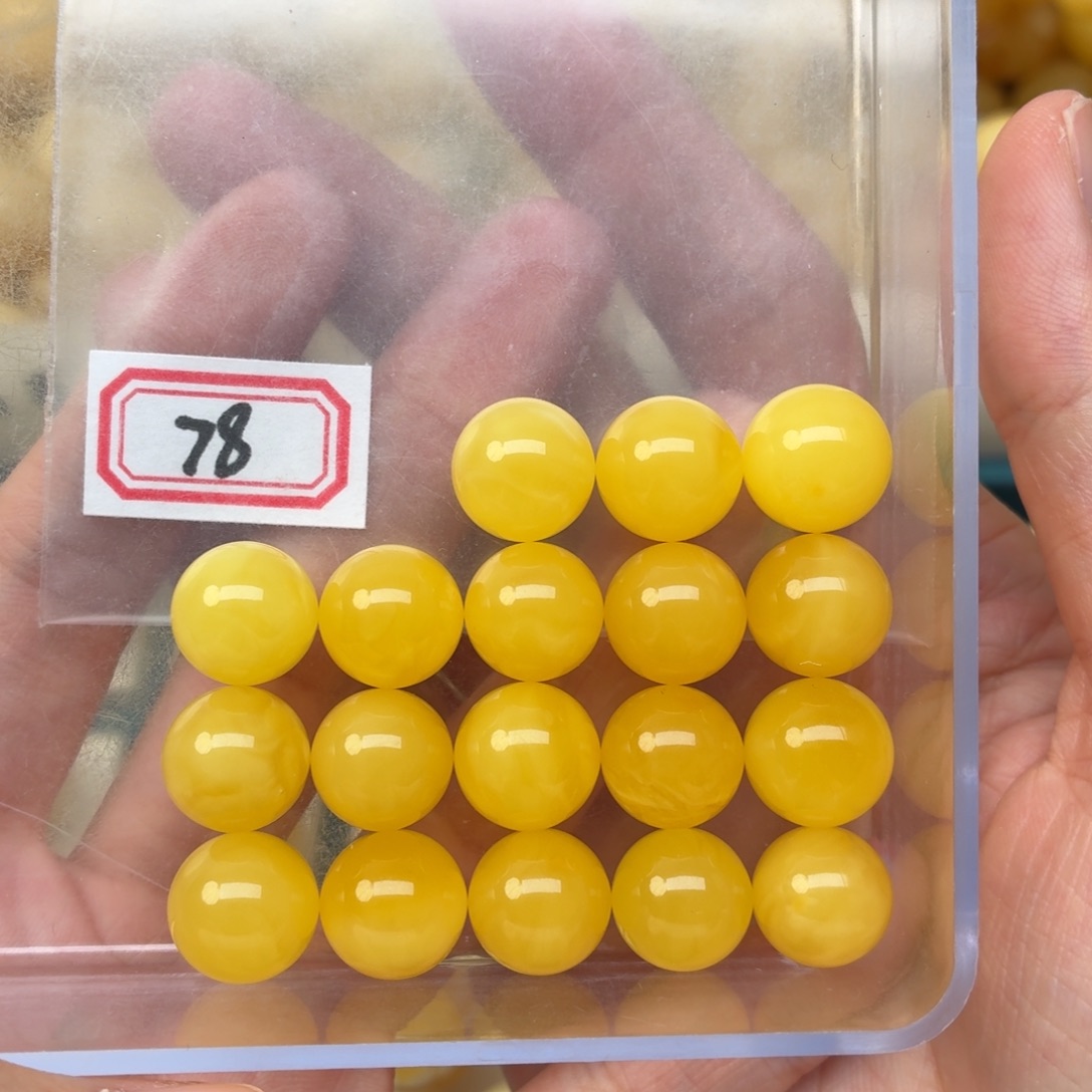 ****』蜜蜡未镶嵌裸石12+蜜蜡手串