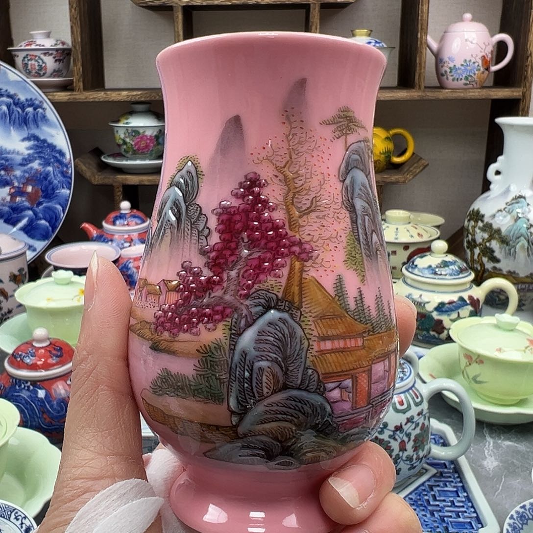 摆件陶瓷景德镇陶瓷567老厂瓷46