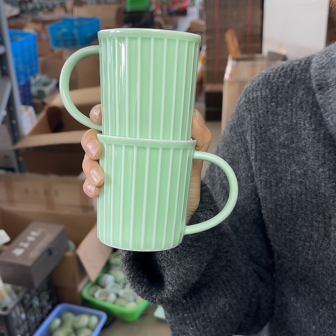 龙泉云间青瓷小米茶器