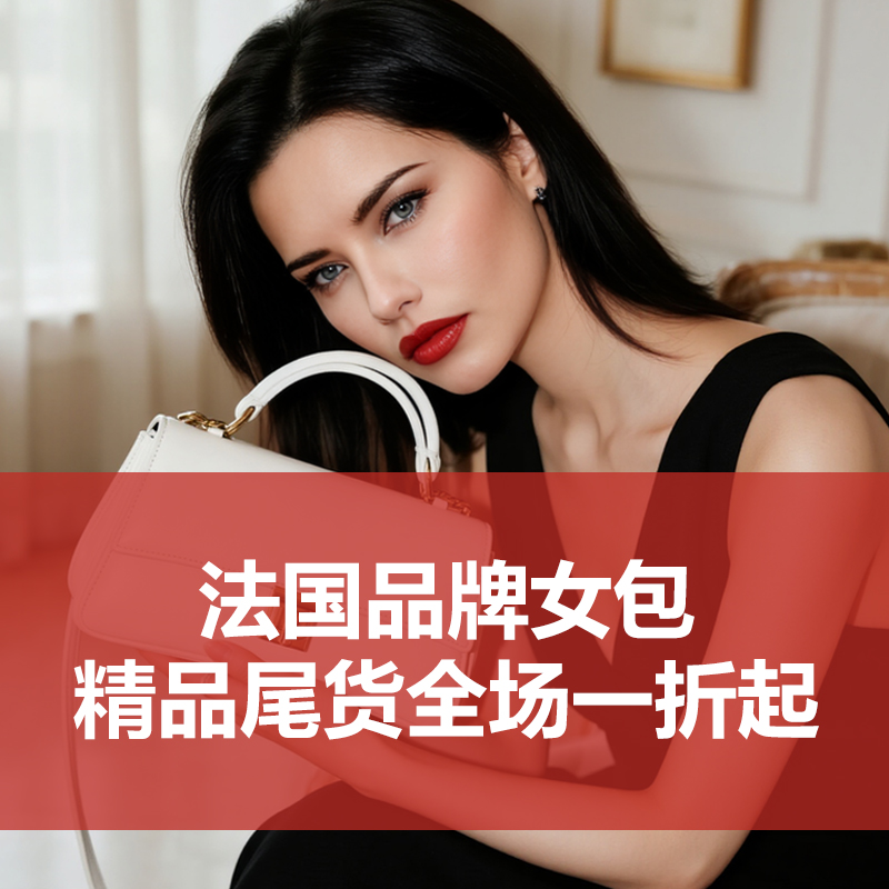 皮尔卡丹轻奢百搭法式设计师款时尚女包(精美福利款）