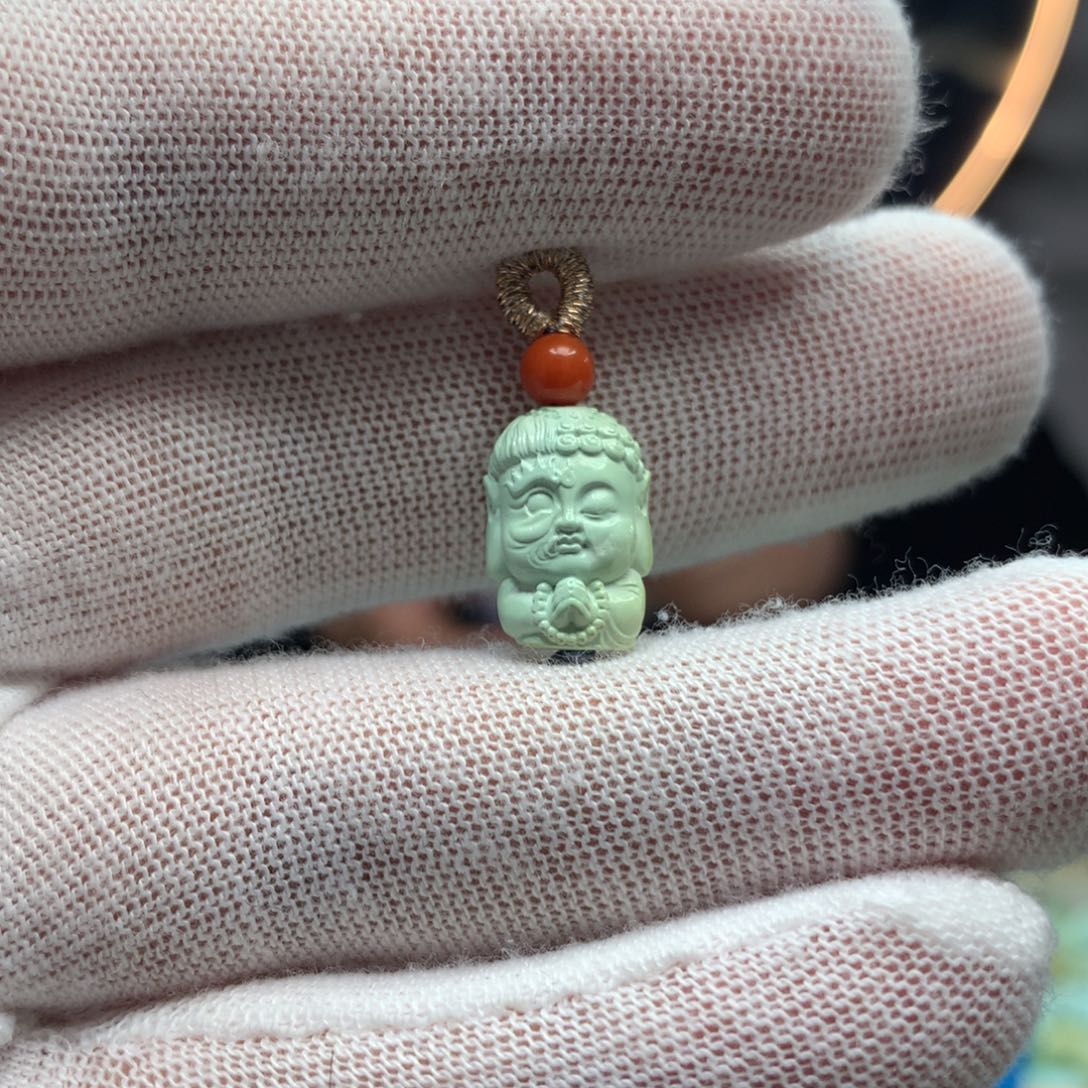 绿松石挂件未镶嵌