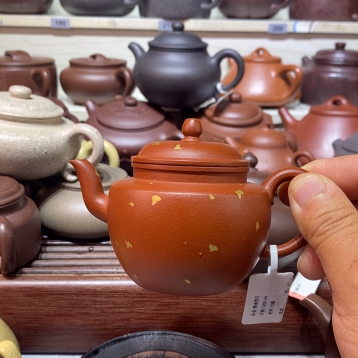 景***作紫砂茶壶精工制作