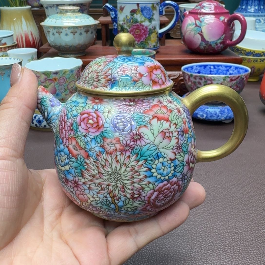 瓷片景德镇仿古手工制作精品展示