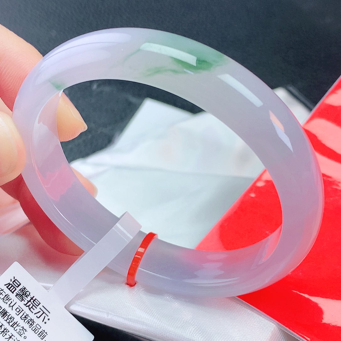 未镶嵌手镯（贵妃镯）翡翠55贵妃