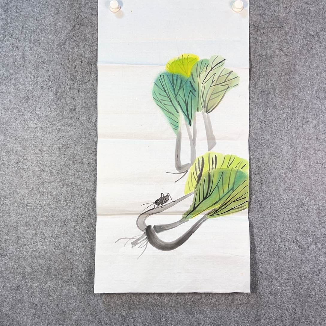 国画609 花鸟也可以用这种颜色
