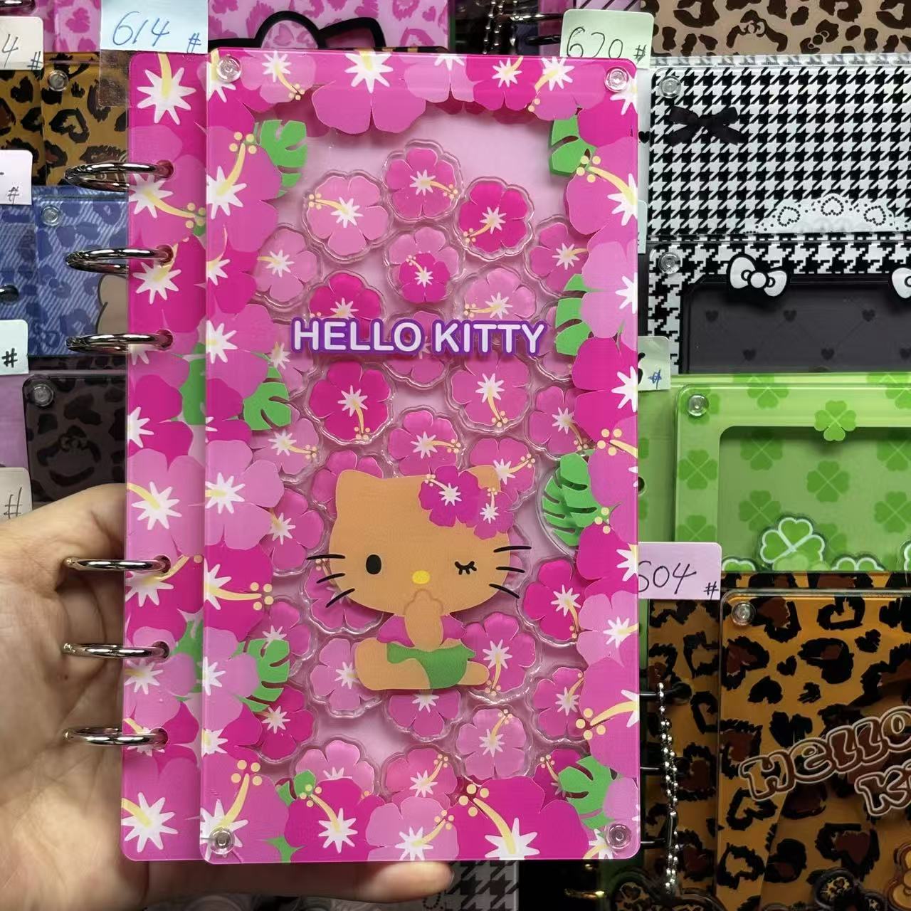 A6—存钱本手账本活页摇摇本亚克力Kitty周边礼物收纳册笔记本