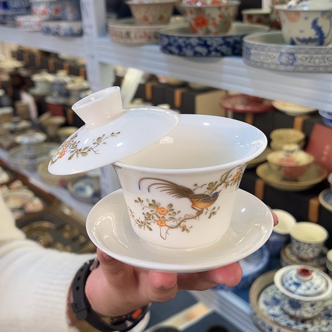 盖碗很漂亮我很喜欢