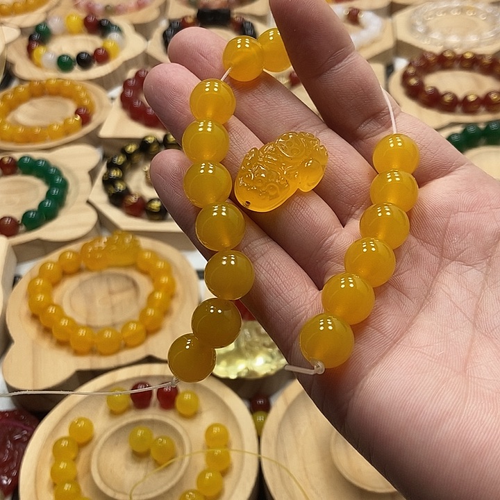 未镶嵌手链玛瑙/玉髓佳***艺