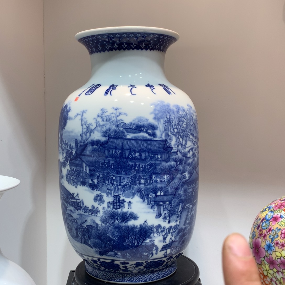 景德镇陶瓷花瓶摆件