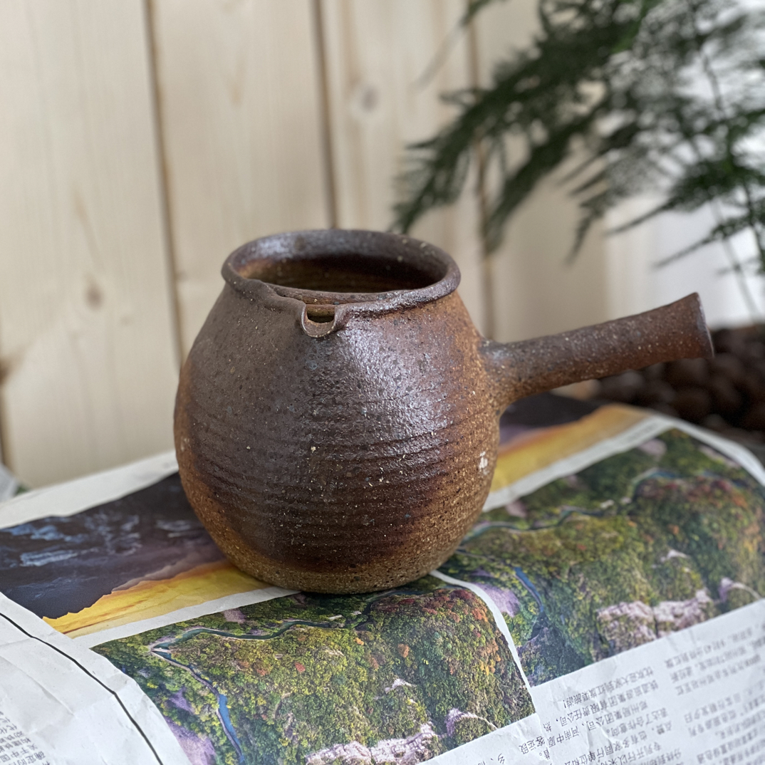 原生陶罐烤茶煮茶（釉火色）（600 C C左右）