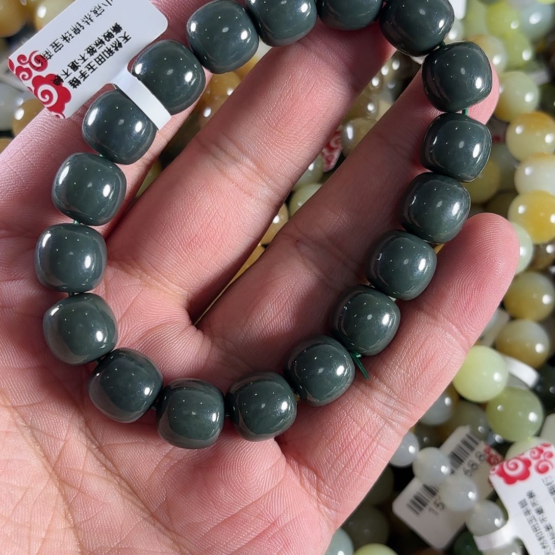 和田玉手链未镶嵌W39