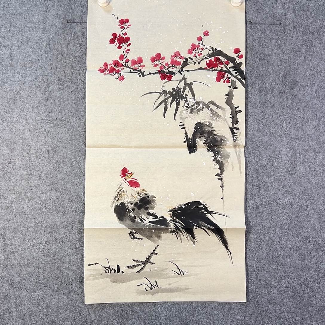 国画137 花鸟和花的颜色一样是我