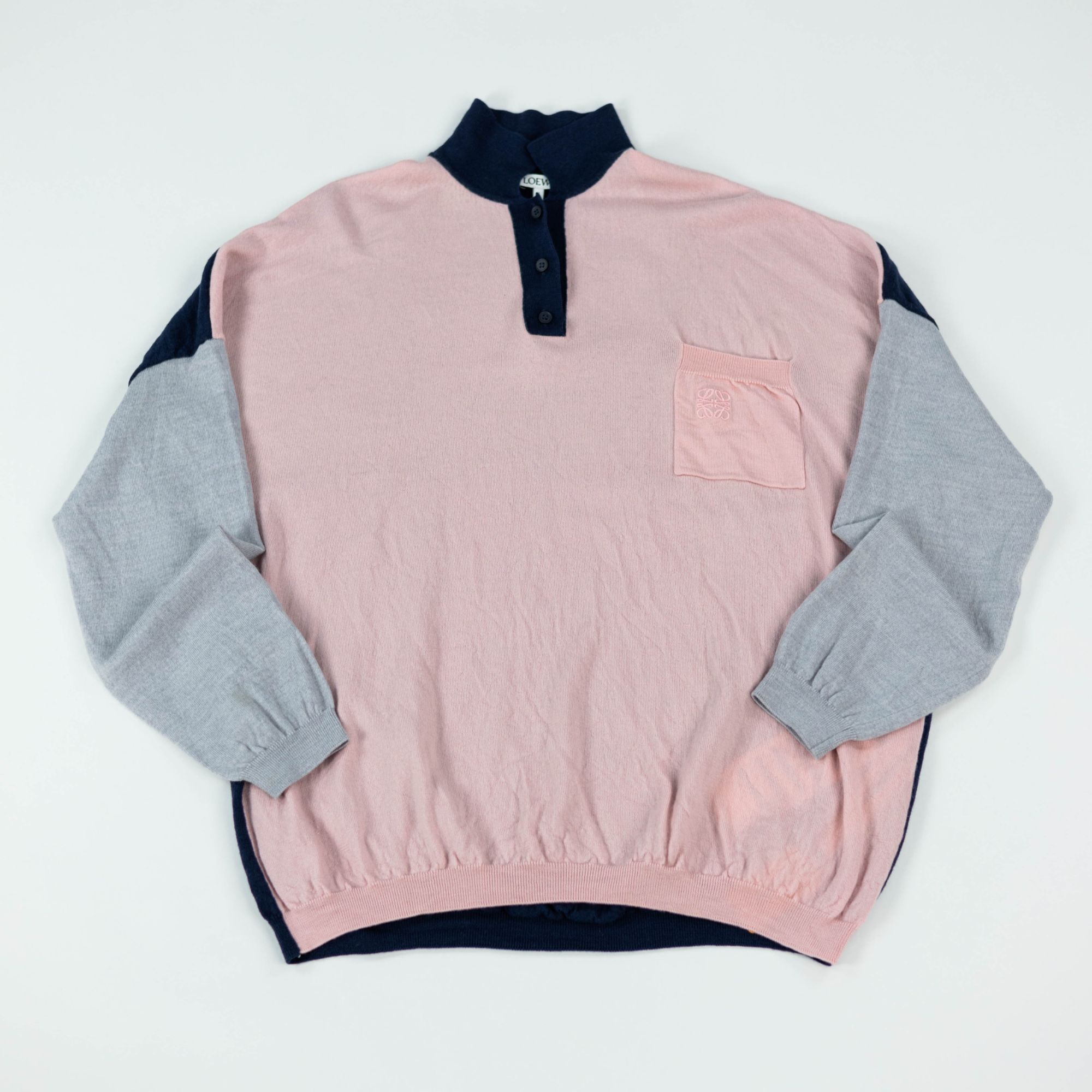 99新 LOEWE/罗意威 男/S/羊绒衫毛衣/10600/JM6071