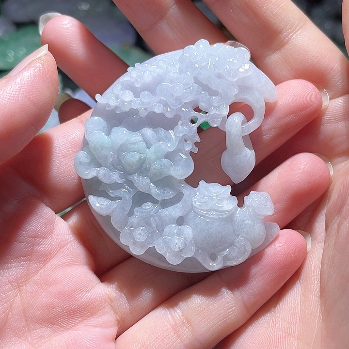 颈饰未镶嵌翡翠天