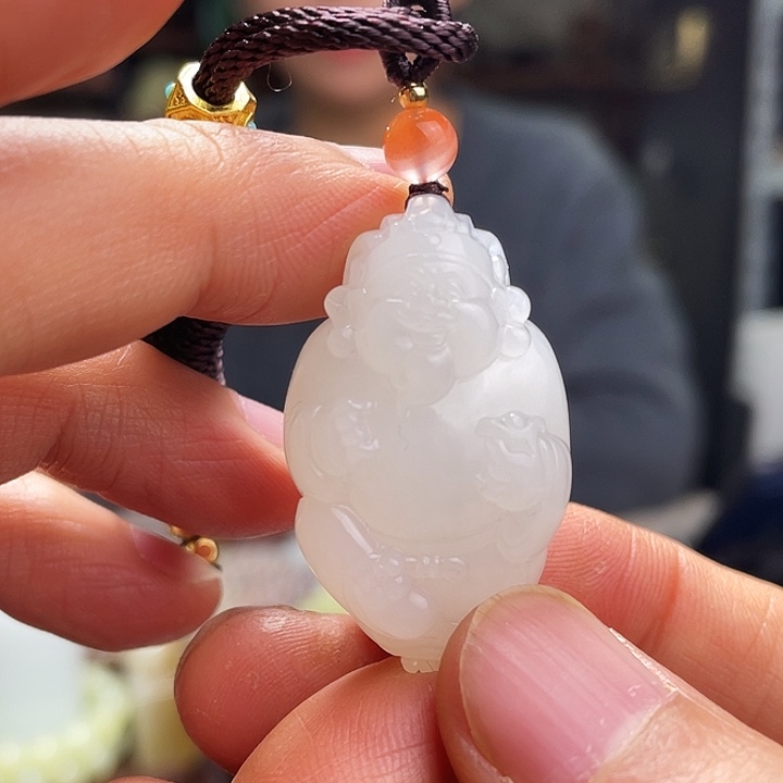 和田玉挂件定制发货未镶嵌