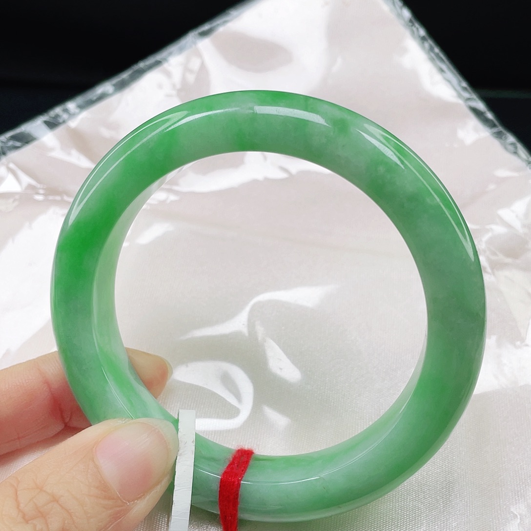 未镶嵌手镯翡翠正圈 56 030