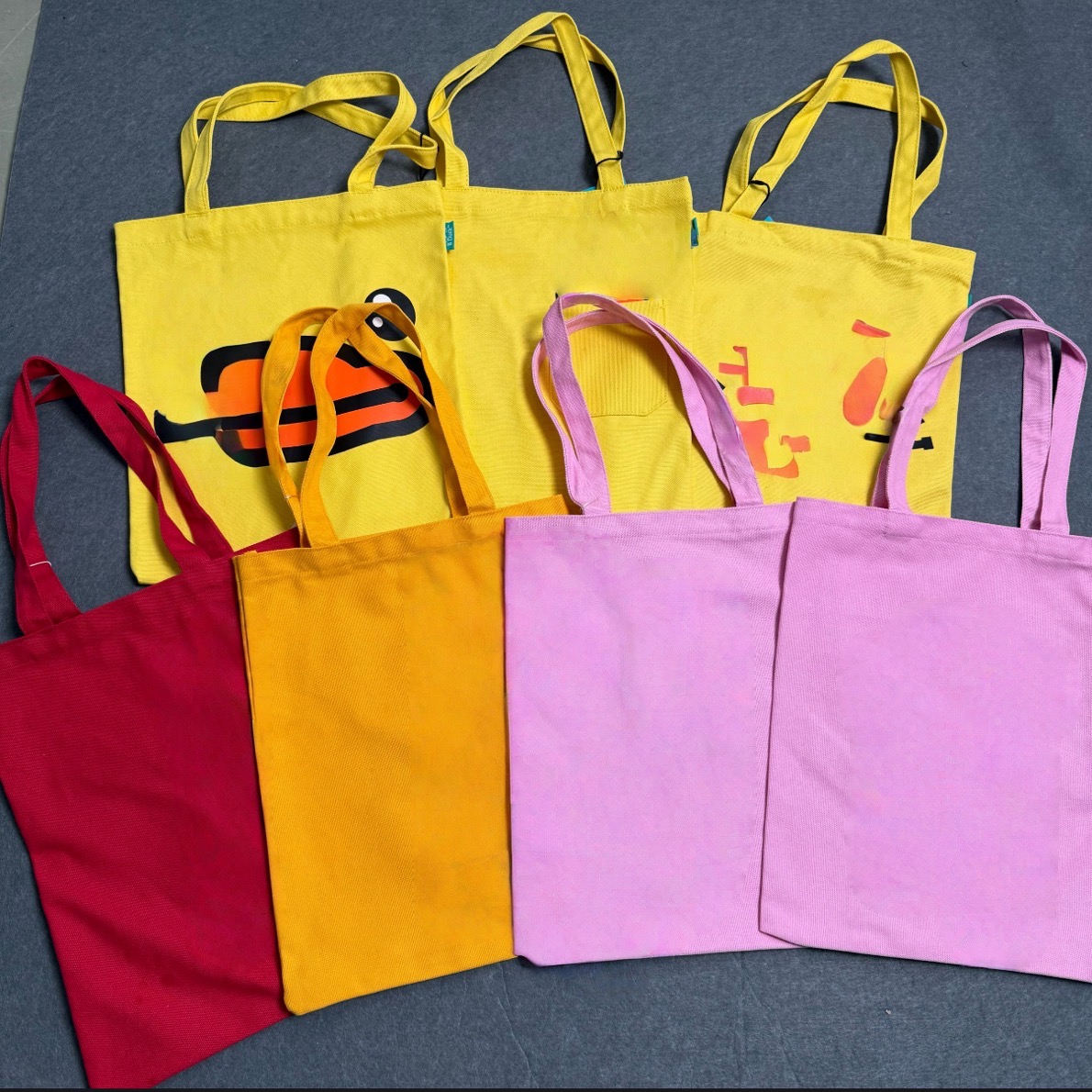 卡通印花大容量帆布单肩包，手提袋(发2)