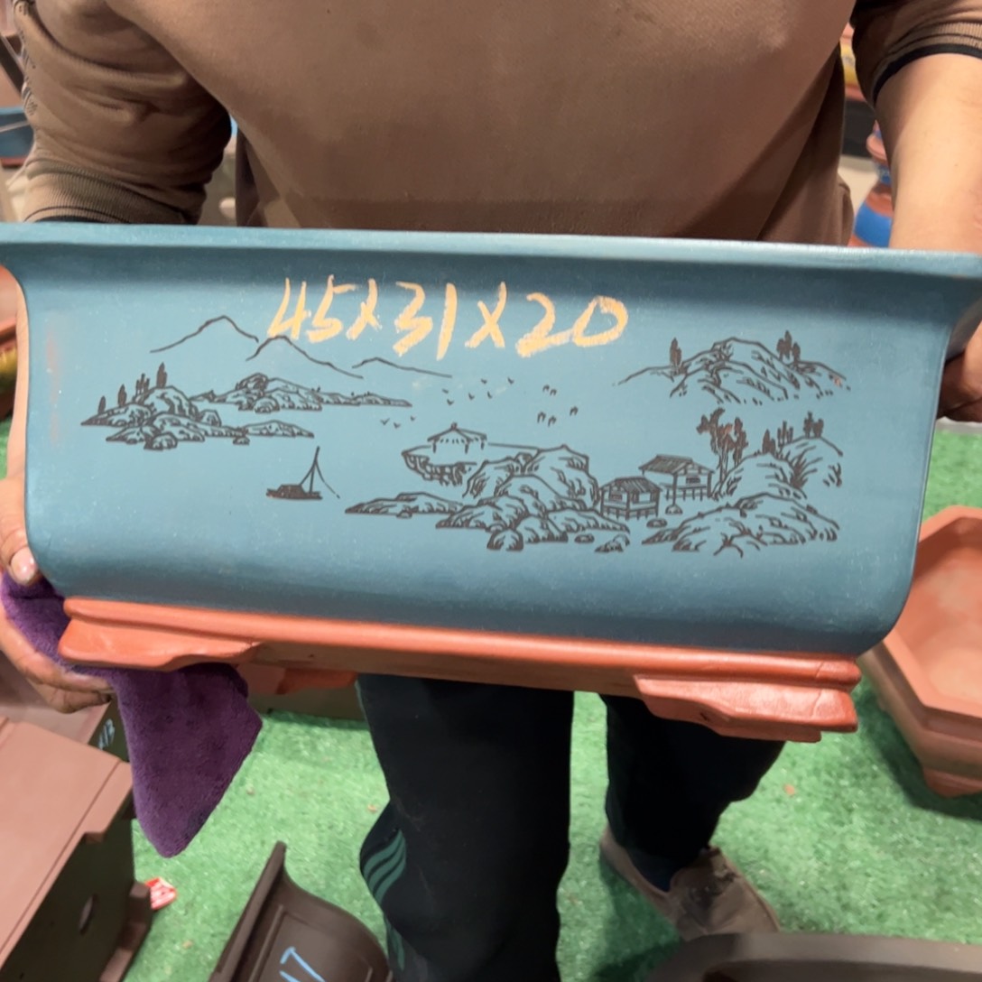 紫砂花盆紫砂花盆