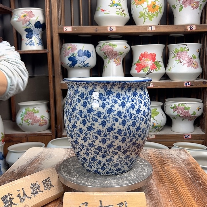 摆件圆口亮面星星陶瓷新款陶瓷陶瓷