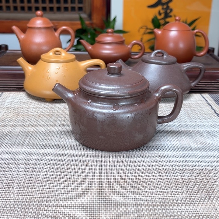 紫砂茶壶德钟还原烧