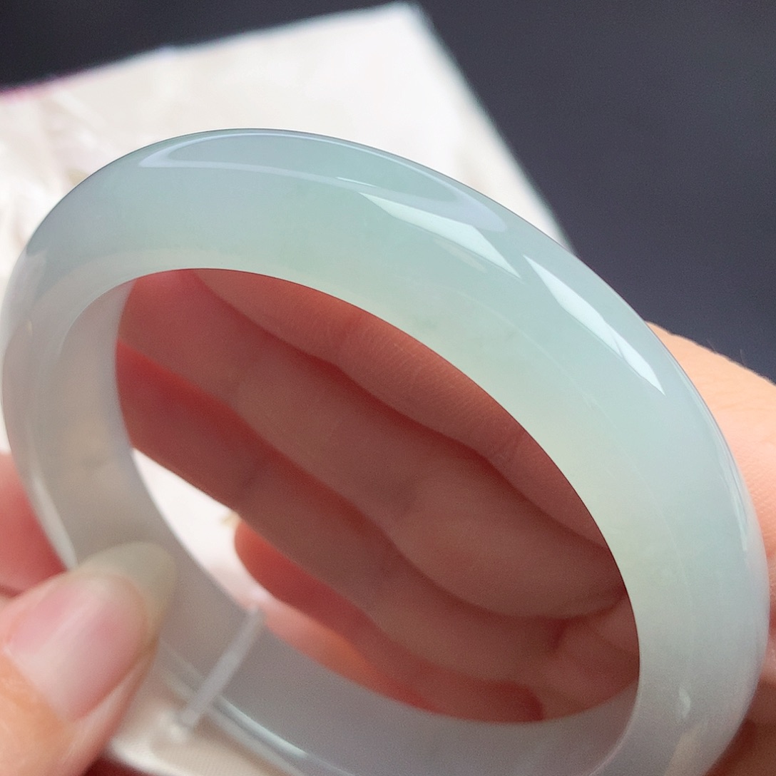 翡翠未镶嵌手镯59.4圈口