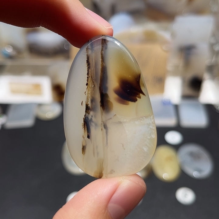 玛瑙/玉髓玉牌未镶嵌