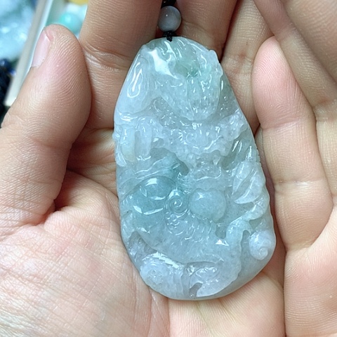 翡翠颈饰未镶嵌天然缅甸翡翠a货