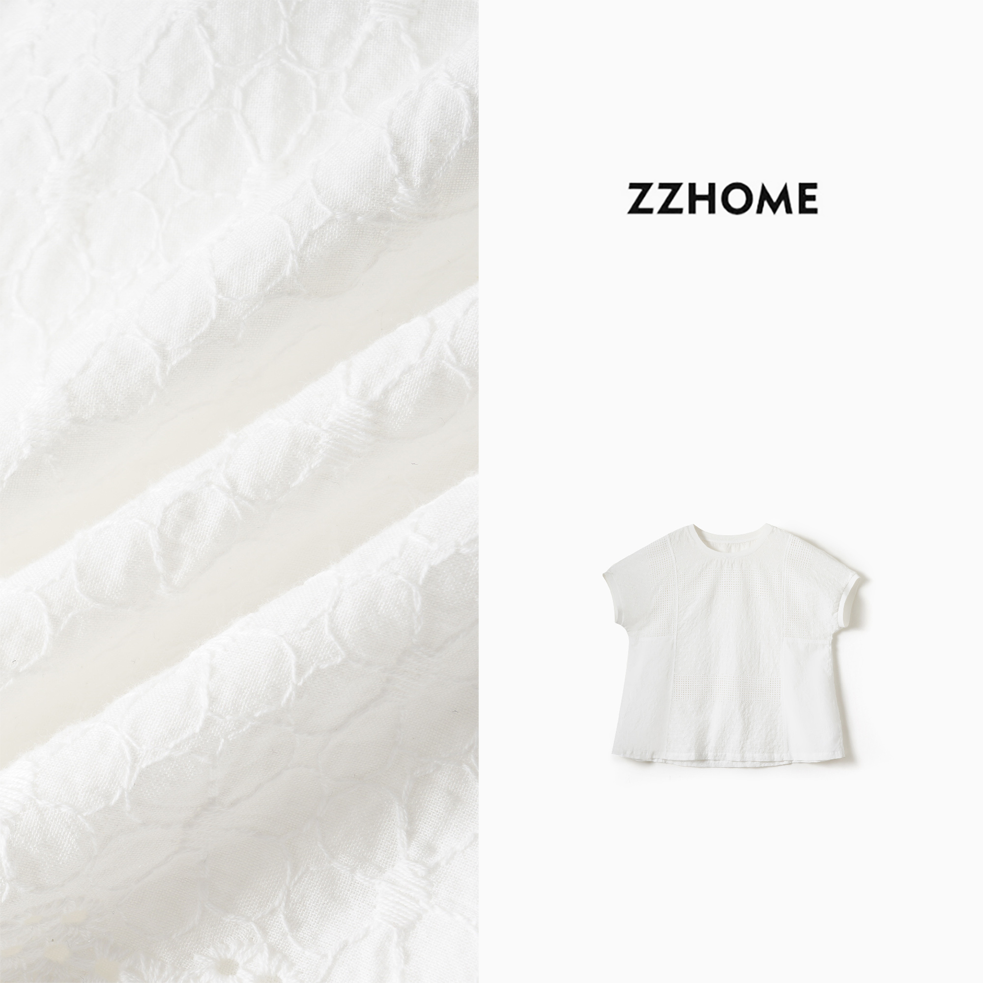 ZOZO HOME | 胶囊衣橱多元素棉感娃娃版夏季日常休闲T恤q173899p