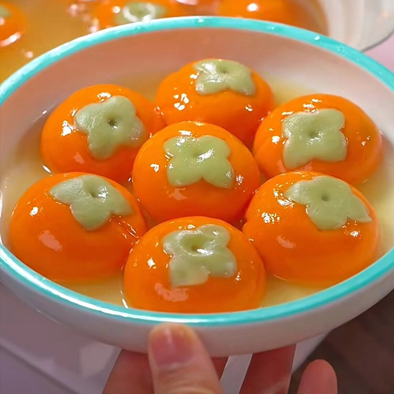 柿柿如意汤圆黑芝麻馅元宵节蔬菜汁皮冷冻半成品食品香甜营养精品