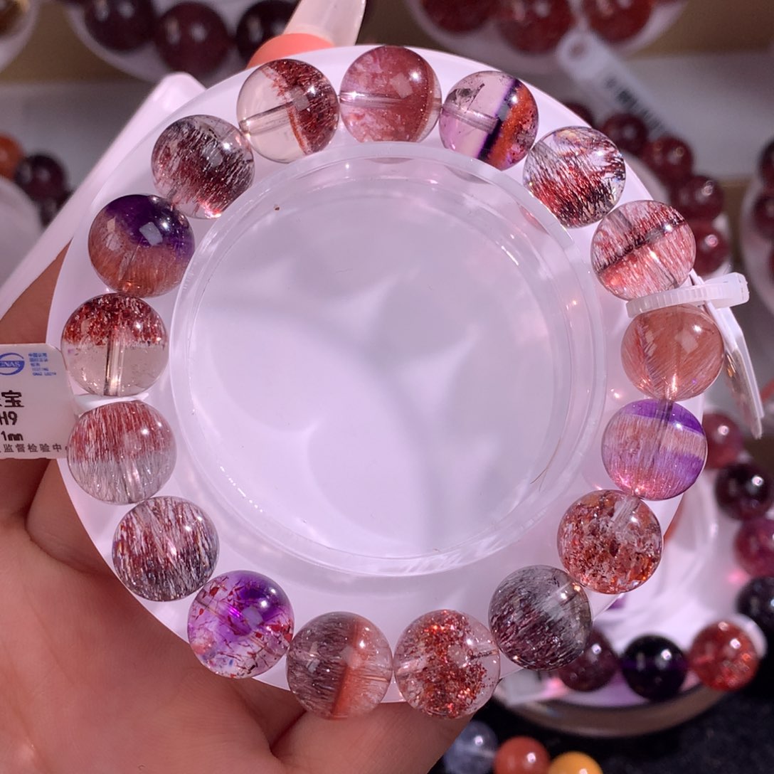 未镶嵌手串水晶超七 12.1mm