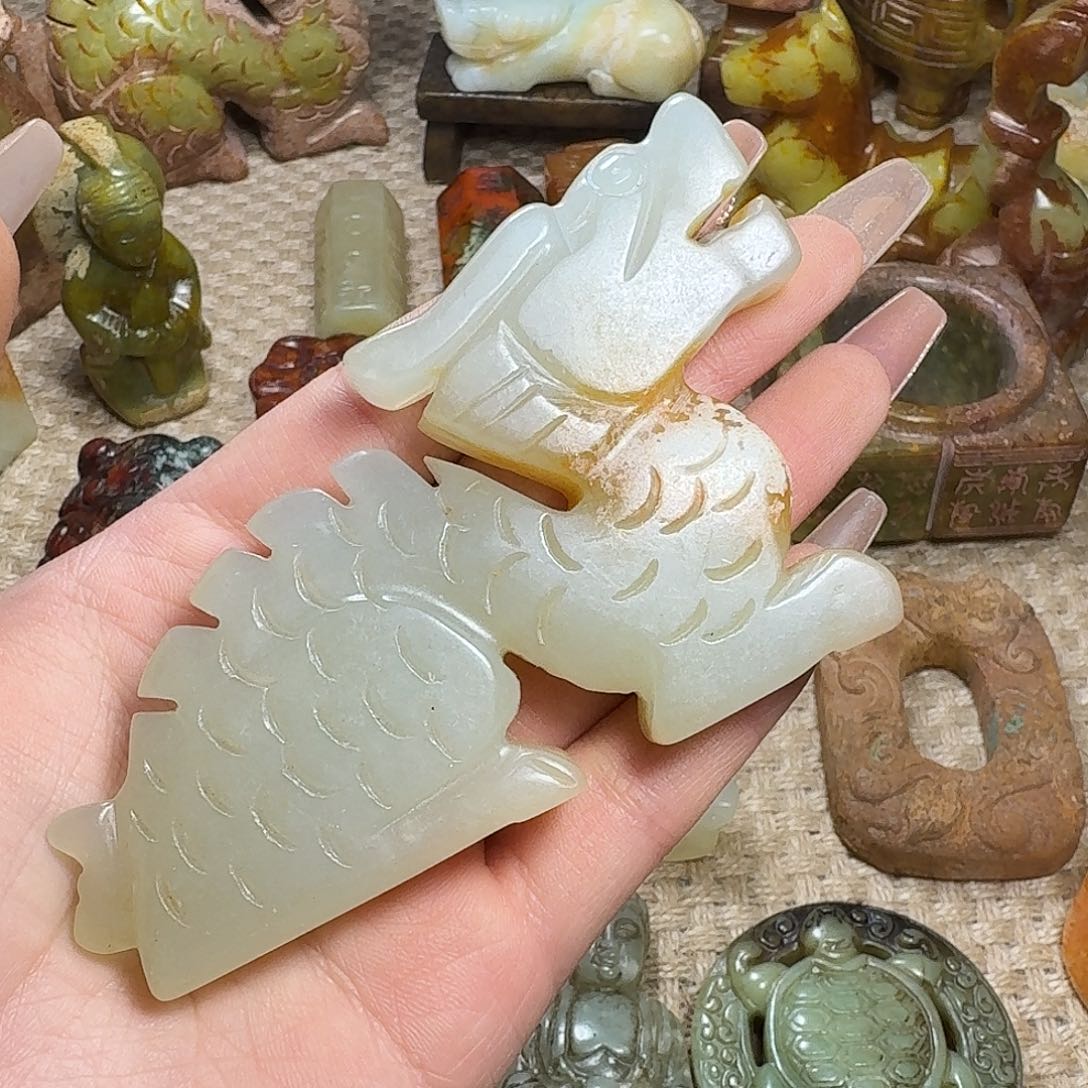 白玉菩提吊坠挂件