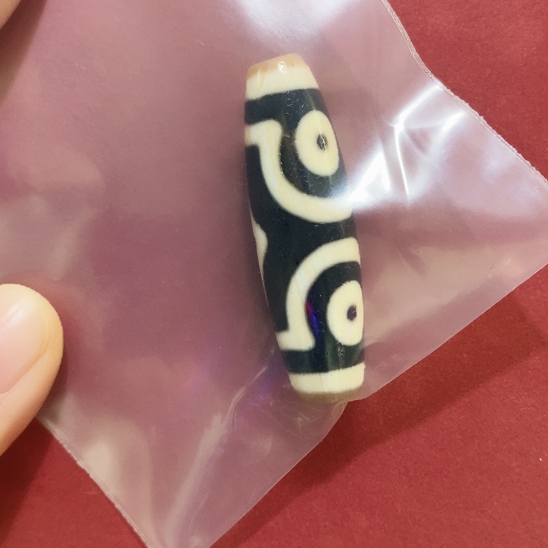 ༺***_玛瑙/玉髓合金颈饰行运三眼