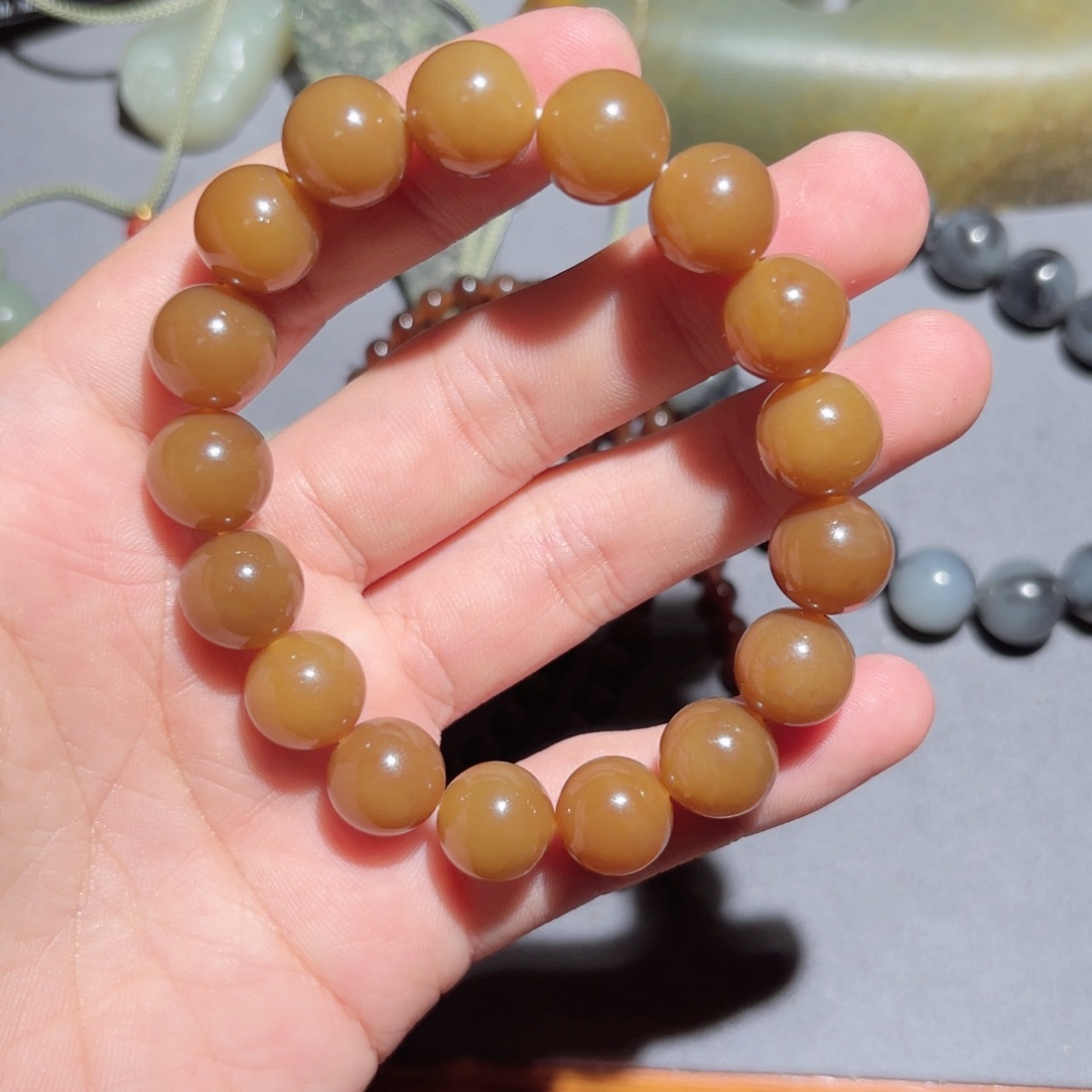 和田玉手链未镶嵌