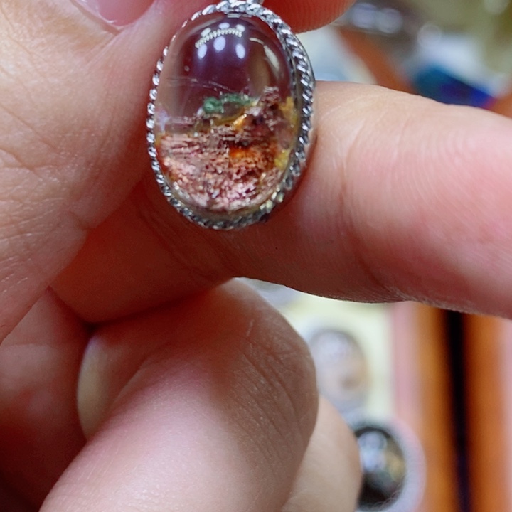 水晶戒指未镶嵌水晶