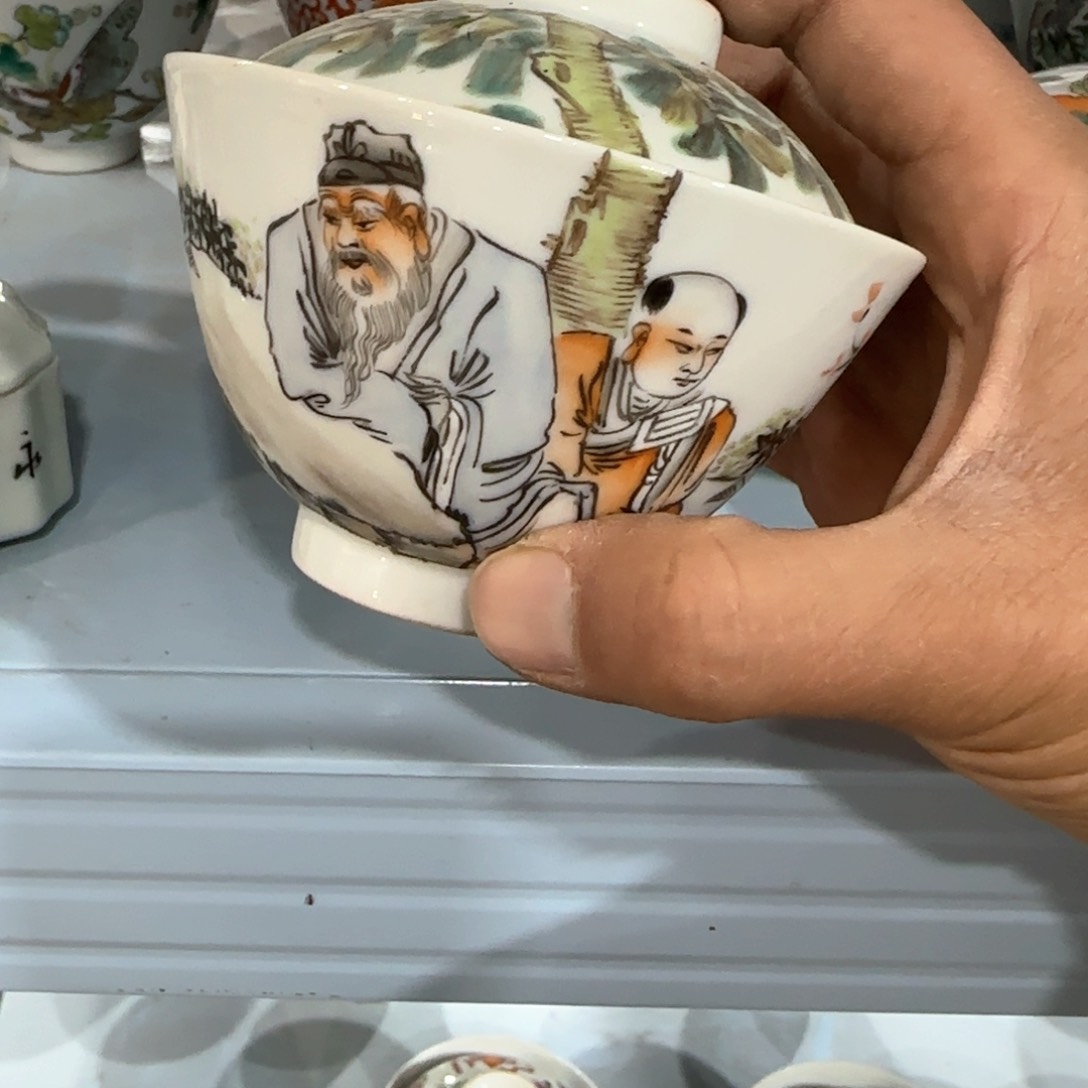 瓷片瓷器等艺术家和书法篆刻