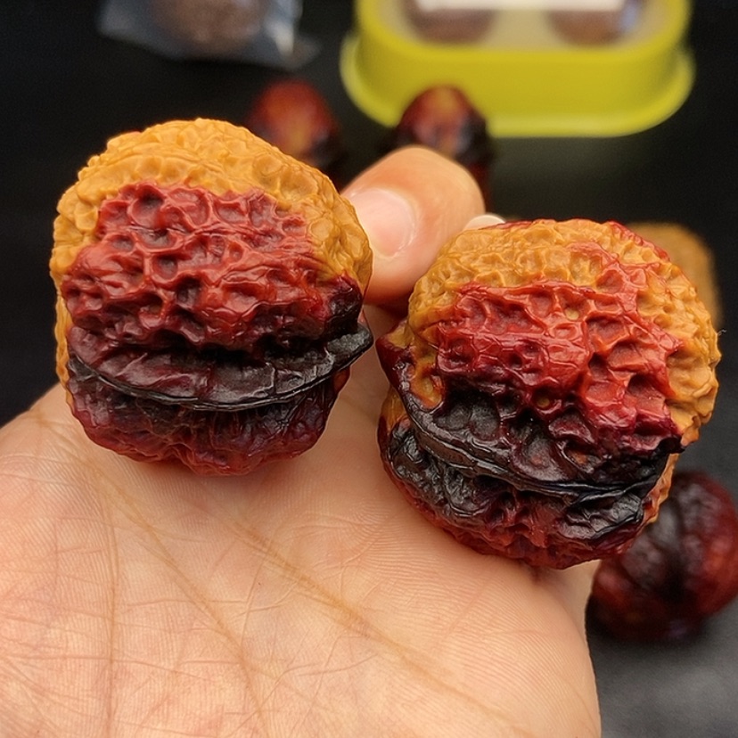 【闪购商品】把件文玩核桃39尺火麒麟金蟾