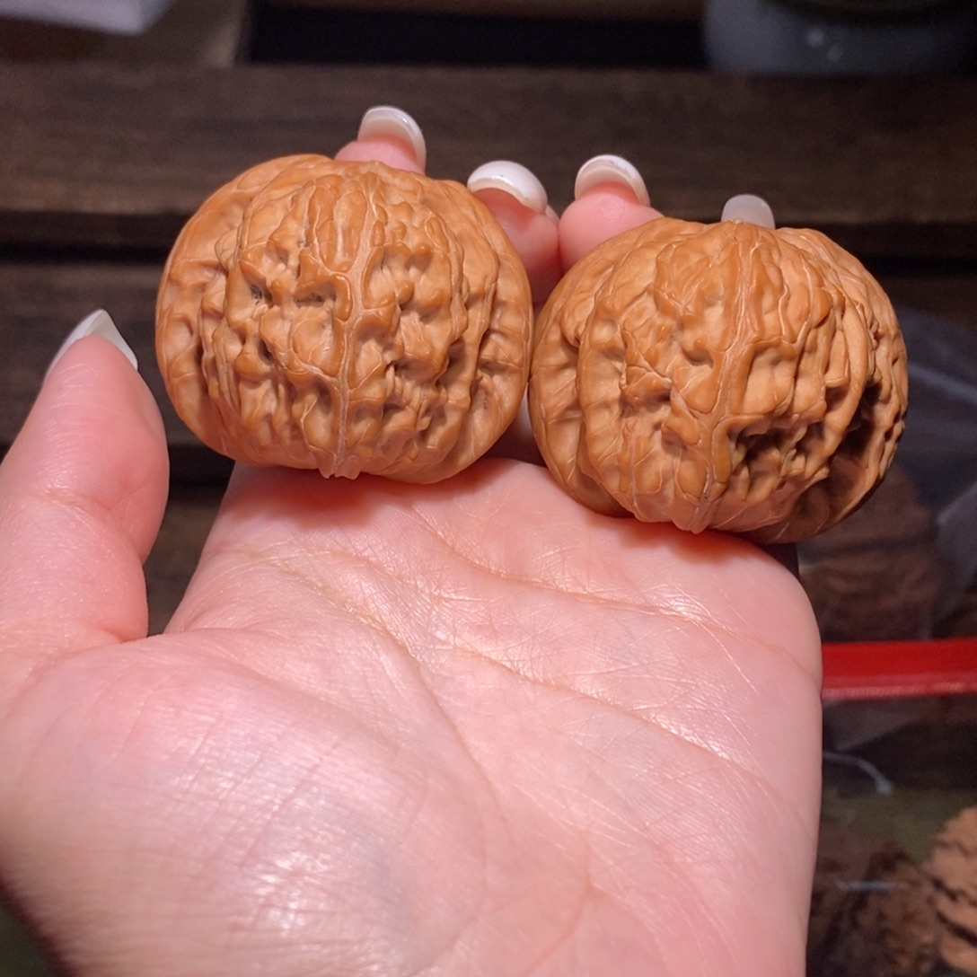 文玩核桃吊坠全品42+山地正磨房山