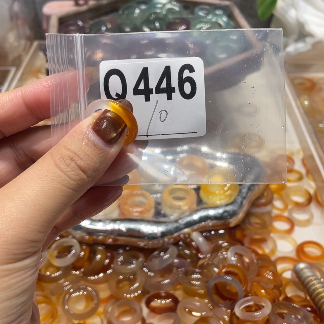 玛瑙/玉髓未镶嵌戒指446