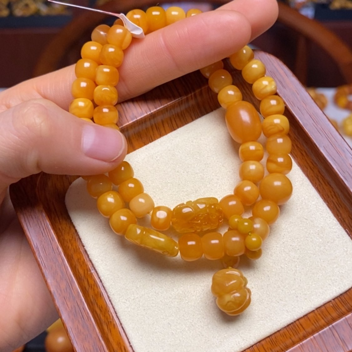 【闪购商品】蜜蜡手链未镶嵌手串