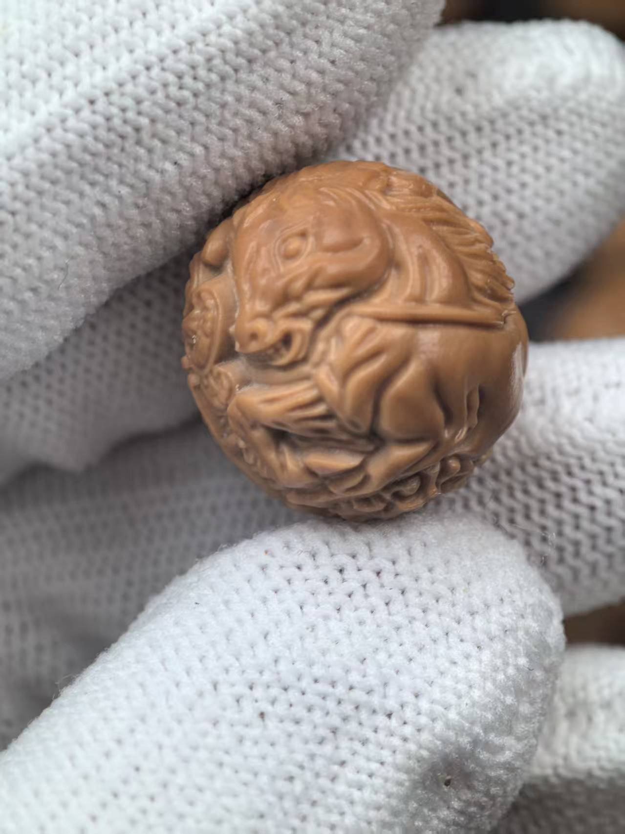 『马上来财』17＋18左右尺寸猴头核桃配饰挂件礼物全品有正常封口线